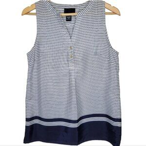 Cynthia Rowley Nautical Sleeveless Top